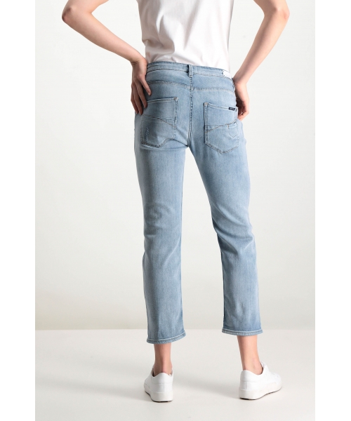 Двухцветные джинсы женские M80111/2388